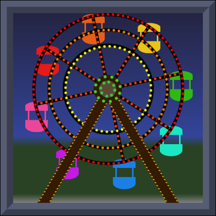 Ferris wheel artwork